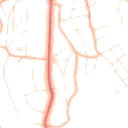 Daytime road noise heatmap for BH13 6JB