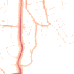 Daytime road noise heatmap for BH13 6JP