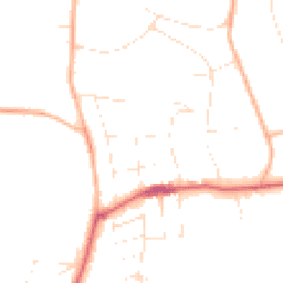Daytime road noise heatmap for BH13 7EX