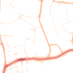 Daytime road noise heatmap for BH13 7HF