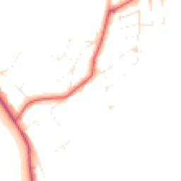 Daytime road noise heatmap for BH13 7LL