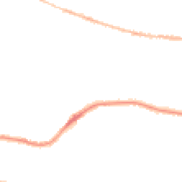 Night-time road noise heatmap for BH14 0LN