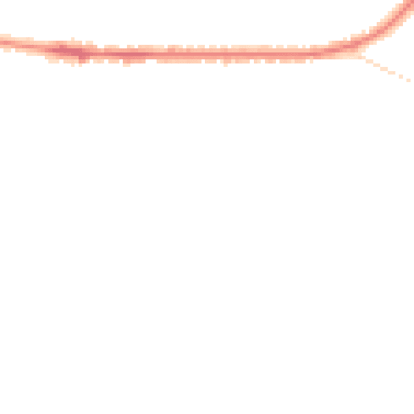 Night-time road noise heatmap for BH14 9NR