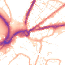 Daytime road noise heatmap for BH15 1DX