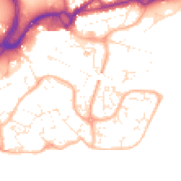 Daytime road noise heatmap for BH15 1ES