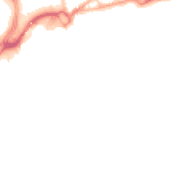 Night-time road noise heatmap for BH15 1ES