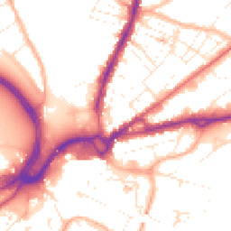 Daytime road noise heatmap for BH15 2DB