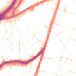 Daytime road noise heatmap for BH15 3PD