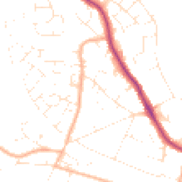 Daytime road noise heatmap for BH15 4FH