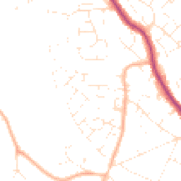 Daytime road noise heatmap for BH15 4FQ