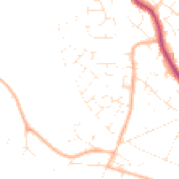 Daytime road noise heatmap for BH15 4NR