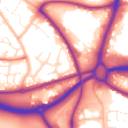 Daytime road noise heatmap for BH17 7AR