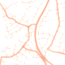 Daytime road noise heatmap for BH17 7UR