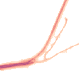 Night-time road noise heatmap for BH17 8AB