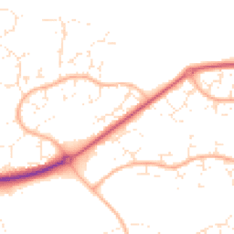Daytime road noise heatmap for BH17 9EE
