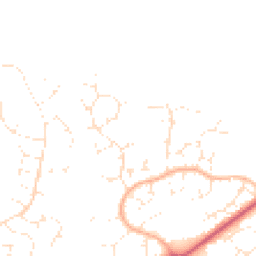Daytime road noise heatmap for BH17 9HL