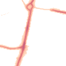 Night-time road noise heatmap for BH17 9LL
