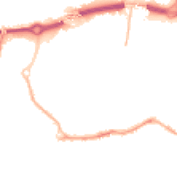 Night-time road noise heatmap for BH2 5AD