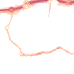 Night-time road noise heatmap for BH2 5AE