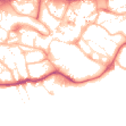 Daytime road noise heatmap for BH2 5AZ