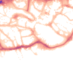 Daytime road noise heatmap for BH2 5BX