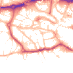 Daytime road noise heatmap for BH2 5DY