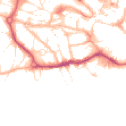 Daytime road noise heatmap for BH2 5ES