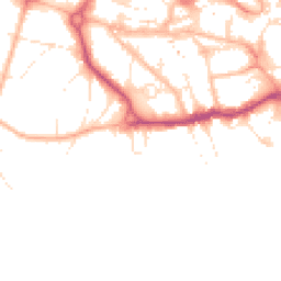 Daytime road noise heatmap for BH2 5HL