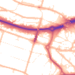 Daytime road noise heatmap for BH2 6BA