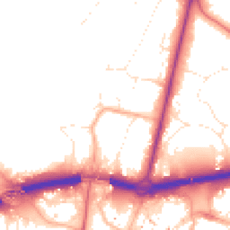 Daytime road noise heatmap for BH2 6JY