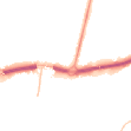 Night-time road noise heatmap for BH2 6NG