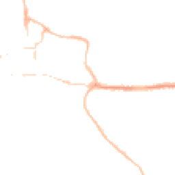 Night-time road noise heatmap for BH21 1AF