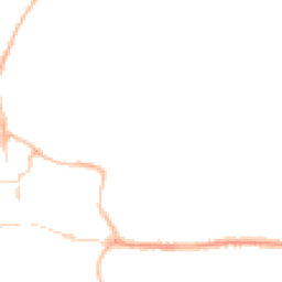Night-time road noise heatmap for BH21 1AL