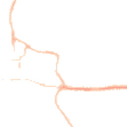 Night-time road noise heatmap for BH21 1AN