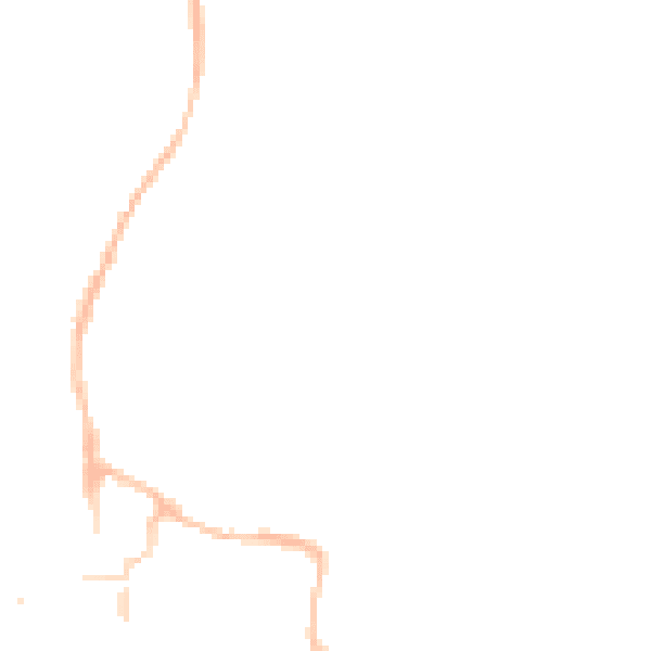 Night-time road noise heatmap for BH21 1AT