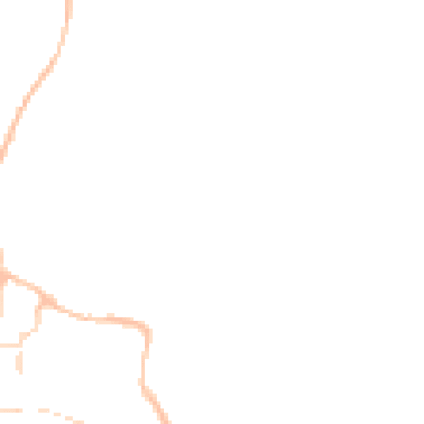 Night-time road noise heatmap for BH21 1AZ