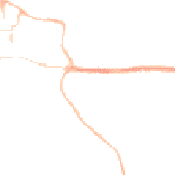 Night-time road noise heatmap for BH21 1BJ