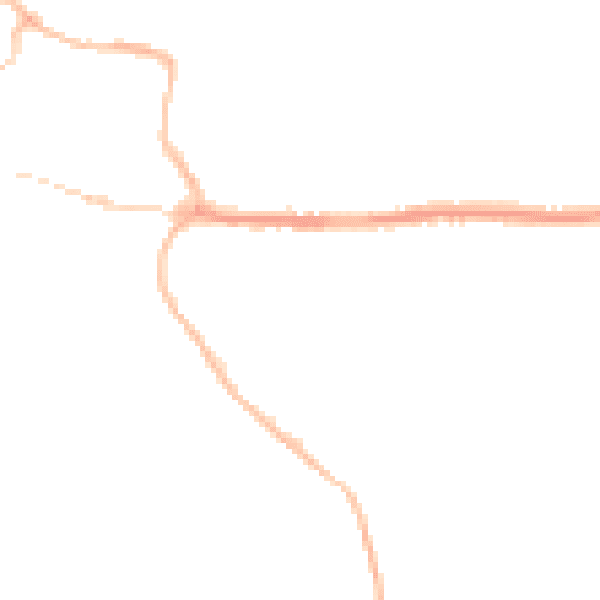 Night-time road noise heatmap for BH21 1BN