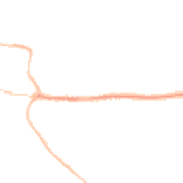 Night-time road noise heatmap for BH21 1DA