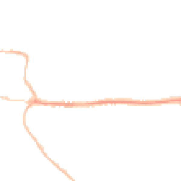 Night-time road noise heatmap for BH21 1DB