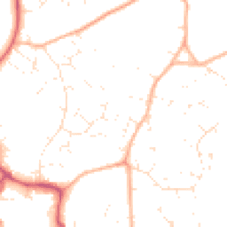 Daytime road noise heatmap for BH21 1DH