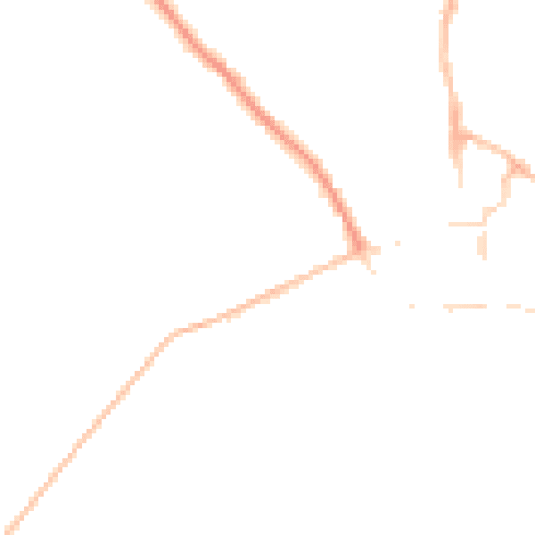 Night-time road noise heatmap for BH21 1GZ