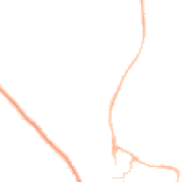 Night-time road noise heatmap for BH21 1NB