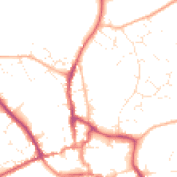 Daytime road noise heatmap for BH21 1PL