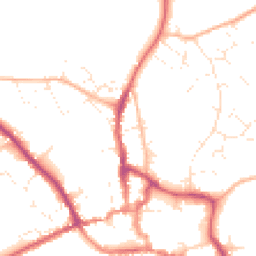 Daytime road noise heatmap for BH21 1PP