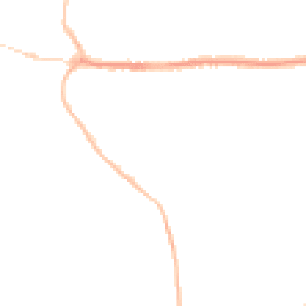 Night-time road noise heatmap for BH21 1RB