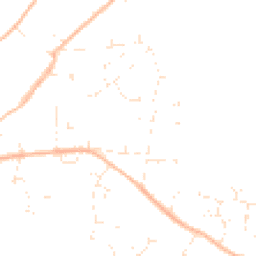 Daytime road noise heatmap for BH21 2LT