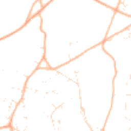 Daytime road noise heatmap for BH21 2RP