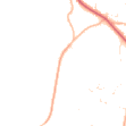 Daytime road noise heatmap for BH21 3RA