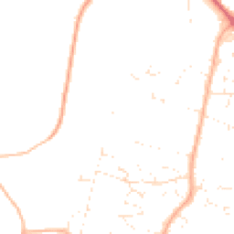 Daytime road noise heatmap for BH21 3RD